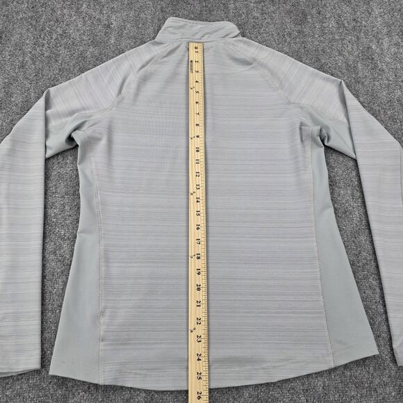 Straight Down Pullover Womens Medium Gray Quarter Zip Golf Athletic Long Sleeve - Picture 6 of 16